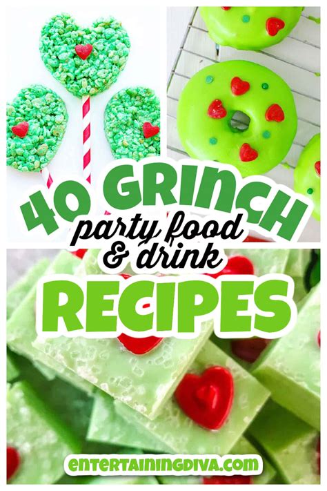 Grinch Party Food and Drinks