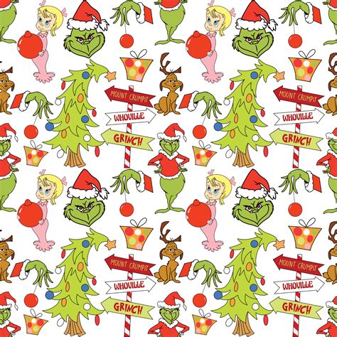 Grinch Wrapping Paper