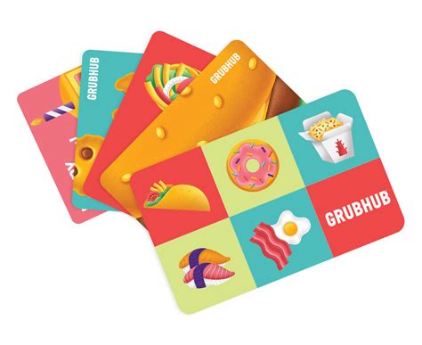 Grubhub Gift Card Designs