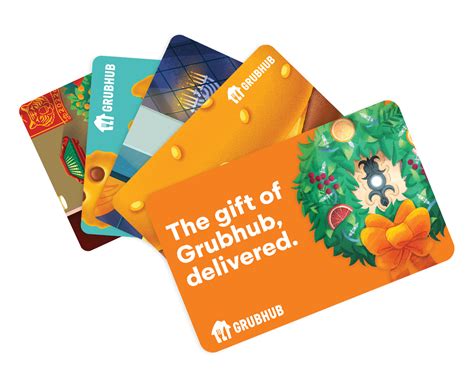 Grubhub Printable Gift Card Examples