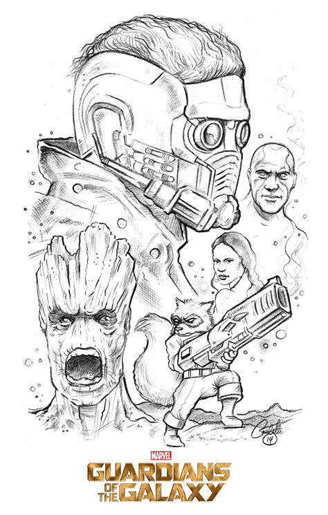 Guardians of the Galaxy Coloring Pages