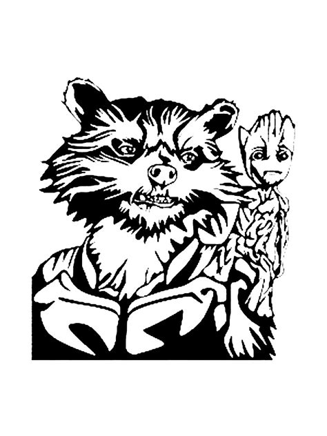 Guardians of the Galaxy Stencil Printable Template