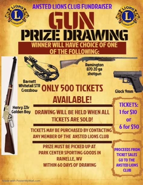 Gun Raffle Flyer Working Mechanisms