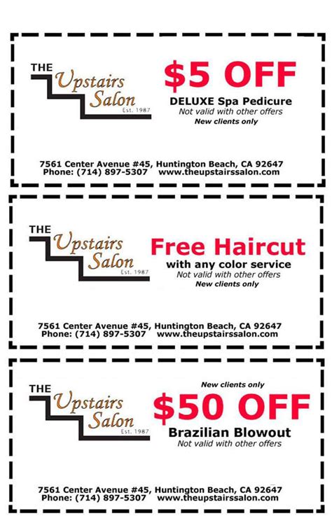 Hair Salon Coupons