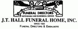 Hall Funeral Home Obituaries