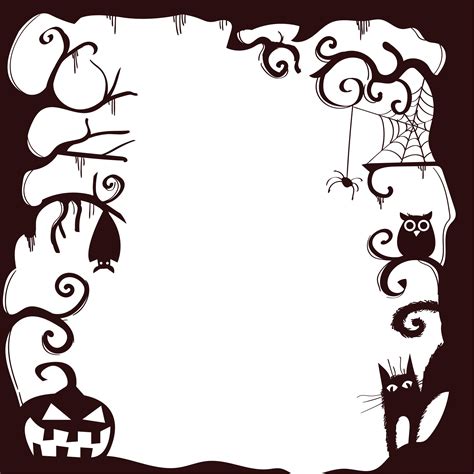 Halloween Border Print Ideas