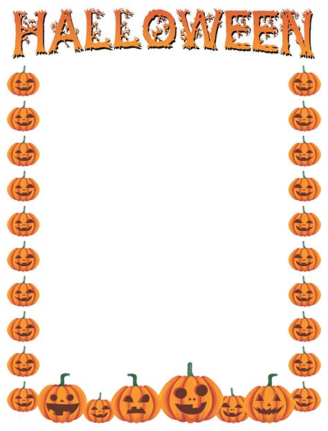 Halloween Border Prints Art