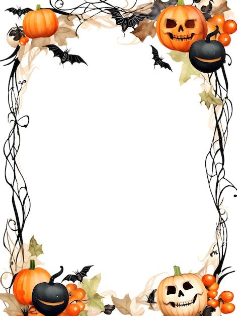 Halloween Border Prints Design