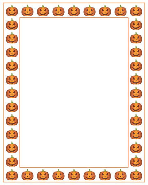 Halloween Border Prints Printable