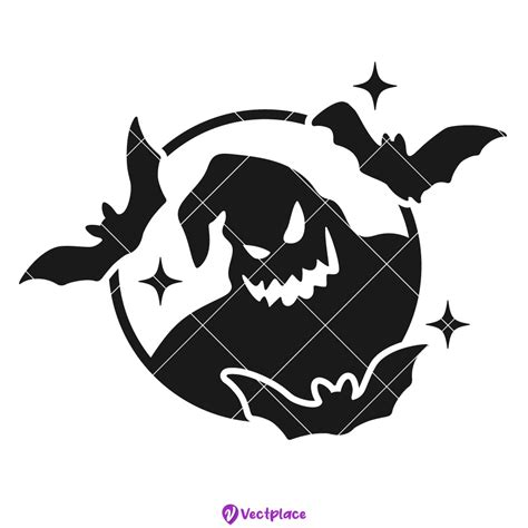 Halloween Decorations with Oogie Boogie Stencils