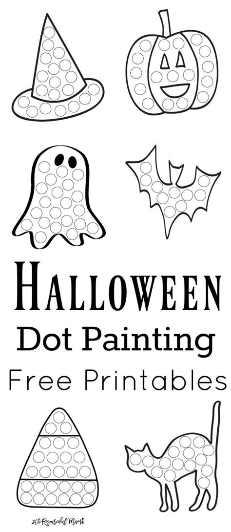 Halloween Dot Painting Example 1