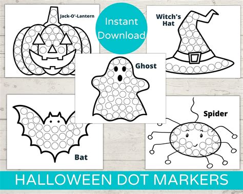 Halloween Dot Painting Example 4