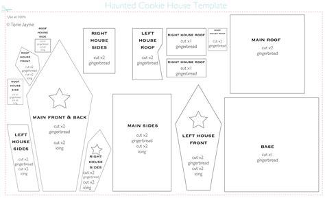 Halloween Gingerbread Template