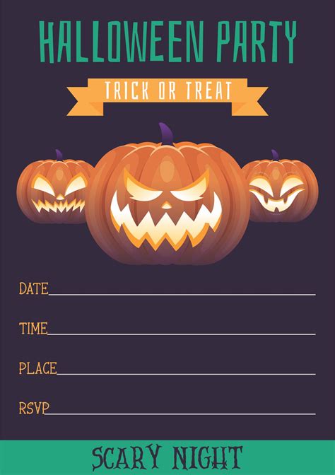 Halloween Invitation Templates Image 6