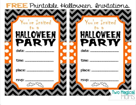 Halloween Party Invitations