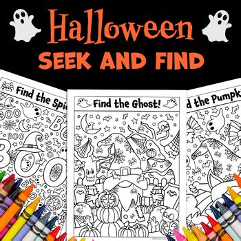 How to Use Halloween Seek Prints