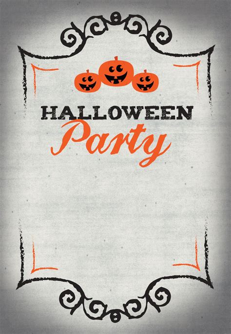 Halloween invitation templates