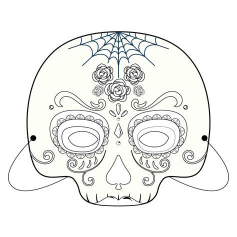 Halloween mask templates