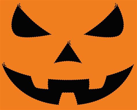 Halloween pumpkin templates