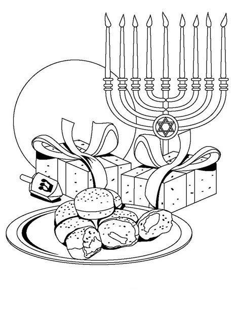 Hanukkah Coloring Page Ideas