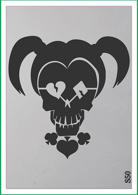 Harley Quinn Bat Stencil Printable Introduction