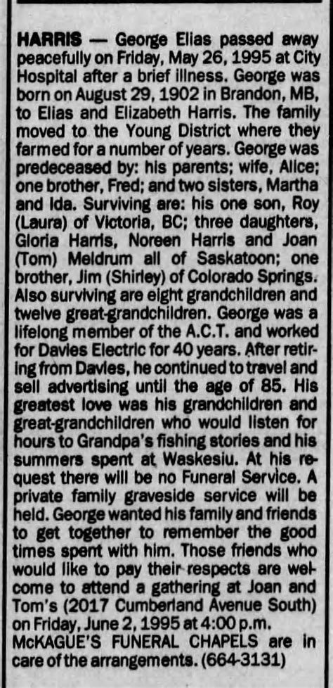 Harris Obituaries Image 8