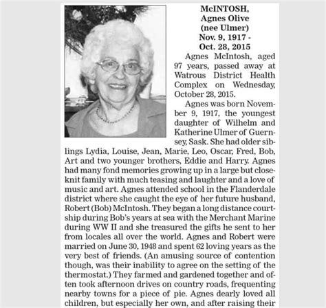 Havre Daily News Obituary Templates