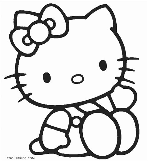 Hello Kitty Coloring Sheets Printables Image 3