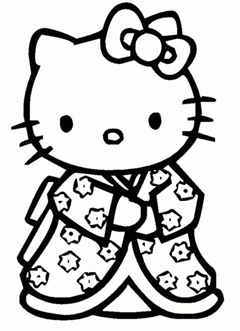 Hello Kitty Coloring Sheets Printables Image 9