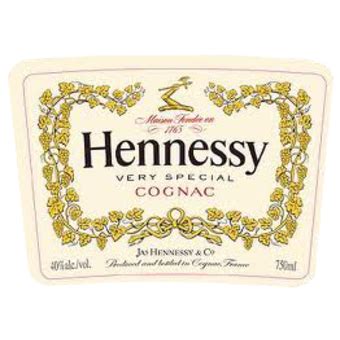 Hennessy Label PNG Printable