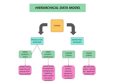 Hierarchical Organizational Chart Example