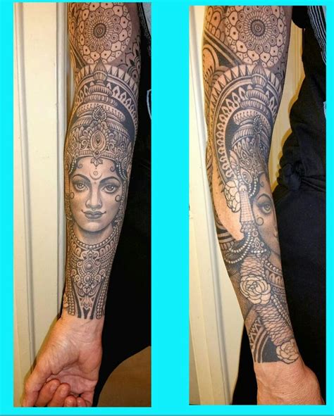 Hindu Sleeve Tattoos