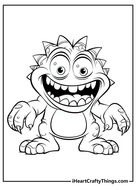 Historical Monster Coloring Page