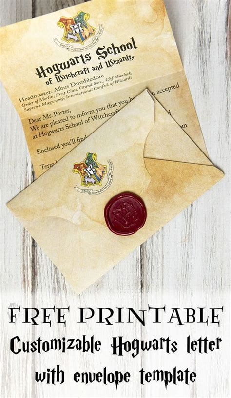 Hogwarts Letter Design