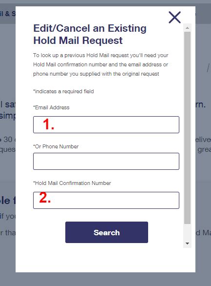 Hold Mail FAQ