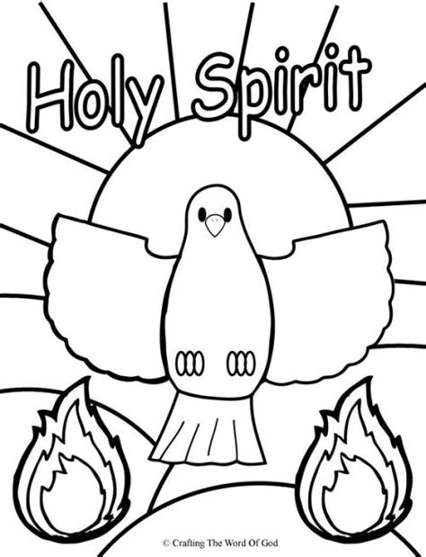 Holy Spirit Coloring Pages for Kids