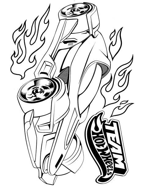 Hot Wheels Coloring Pages Image 1