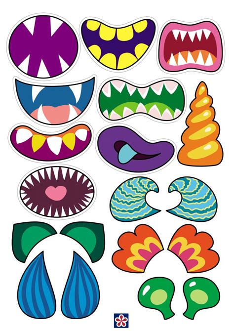 How to Create Your Own Monster Eyes and Mouth Templates