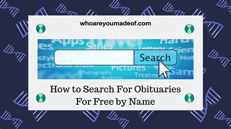 How to Find Obituary Listings