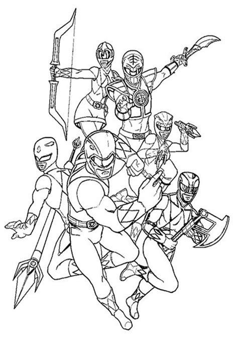 How to Get Started with Power Rangers Coloring Pages