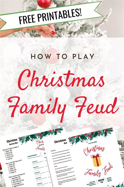 How to Play Christmas Family Feud