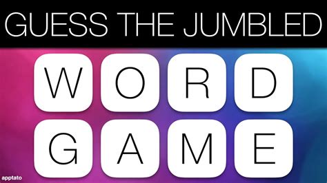 How to Play Word Scramble Games