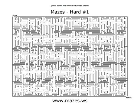 How to Solve Medium Maze Printables