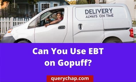 How to Use Ebt on Gopuff