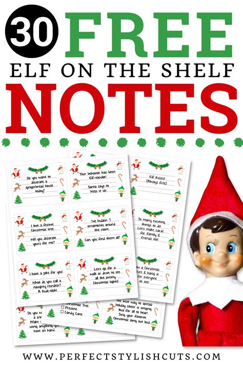 How to Use Elf Shelf Printable Notes