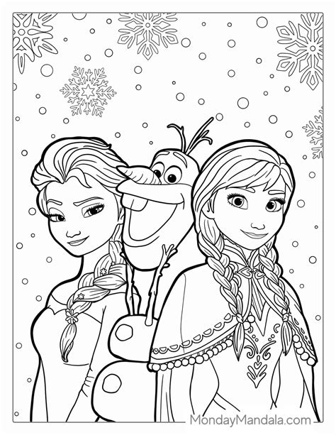 How to Use Frozen Colouring Pages