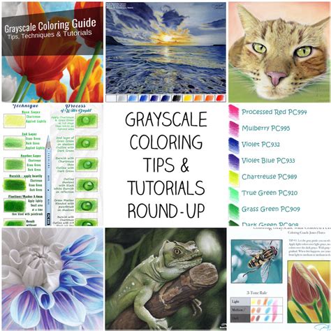 How to Use Grayscale Coloring Pages