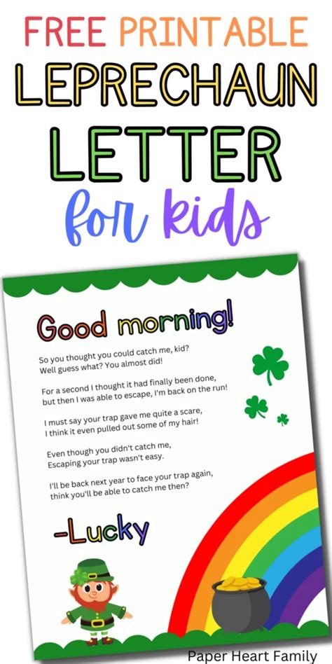 How to Use Leprechaun Letter Printables