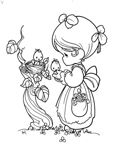 How to Use Precious Moments Coloring Pages