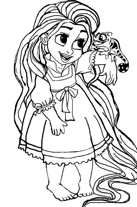 How to use Rapunzel coloring pages